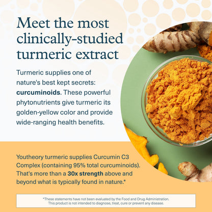 Turmeric - 450 Mg - with Black Pepper & Olive Leaf - Supports Joint & Brain Health* - Contains Bioenhancers, Curcuminoids & Herbal Extracts - 60 Tablets (20-Day Supply)